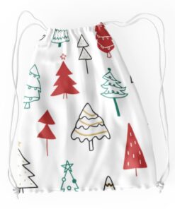 Sleek premium drawstring bag in durable fabric, featuring a minimalist design with reinforced corners for daily use.